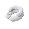 Inflatable U-shaped Neck Pillow Inflate Double Layer Travel Pillow Portable Cervical Support Cushion for Airplane Car Office Nap