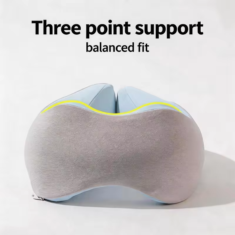 Slow Rebound Travel Pillow U-shaped Headrest Neck Support Pillow Nap Pillow Travel Airplane Pillow For Office travel Airplane