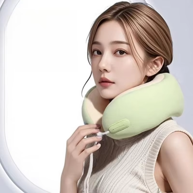 Travel Neck Pillow Memory Foam Travel Pillow for Flight Headrest Sleep Portable Plane Accessories