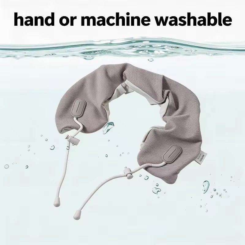 U-shaped  Ergonomic Memory Foam Travel Neck Pillow Super Soft Material Adjustable Flight Pillow For Nursing Sleeping Travelling