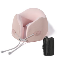 U-shaped  Ergonomic Memory Foam Travel Neck Pillow Super Soft Material Adjustable Flight Pillow For Nursing Sleeping Travelling