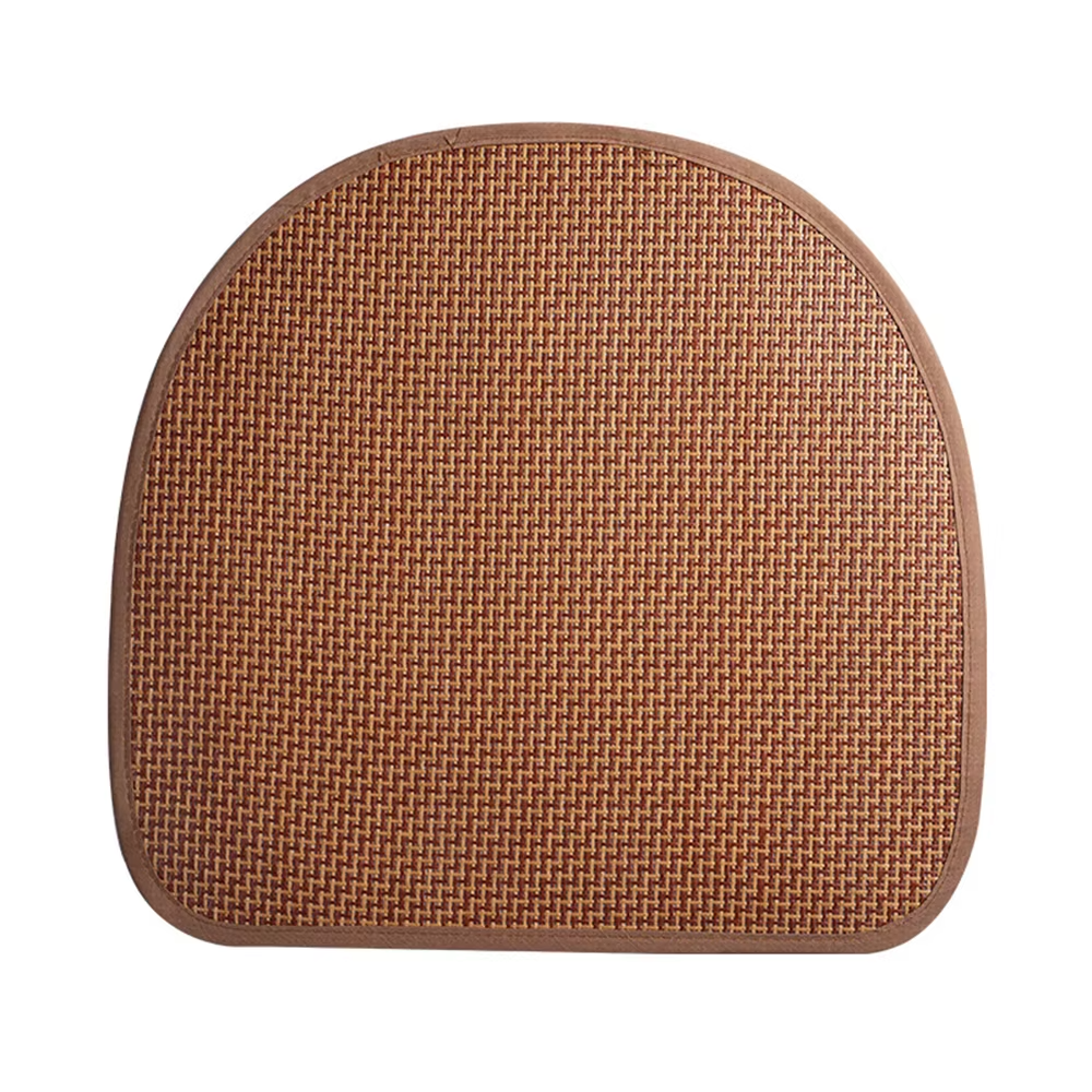 Cool Rattan Woven Chair Cushion Summer Breathable Non-Slip Ice Mat Seat Pad Comfortable Cooling Cushion For Dining & Office